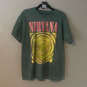 24 NWT Green Nirvana Tshirt